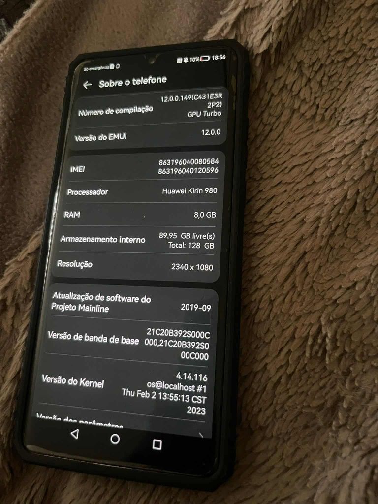 Huawei p30 pro rom 128gb ram 8gb