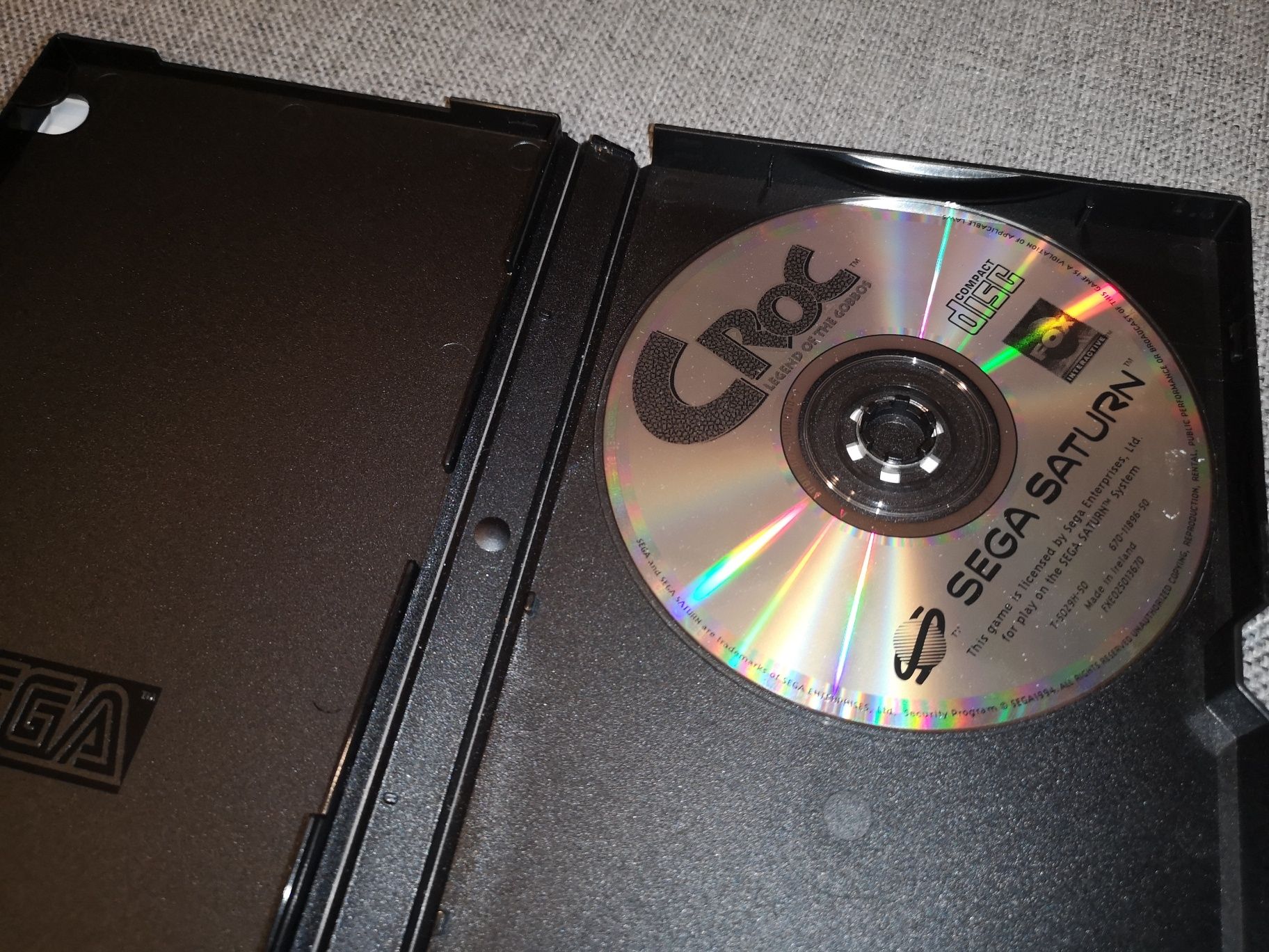Croc SEGA SATURN gra ANG (płyta BDB) sklep Ursus
