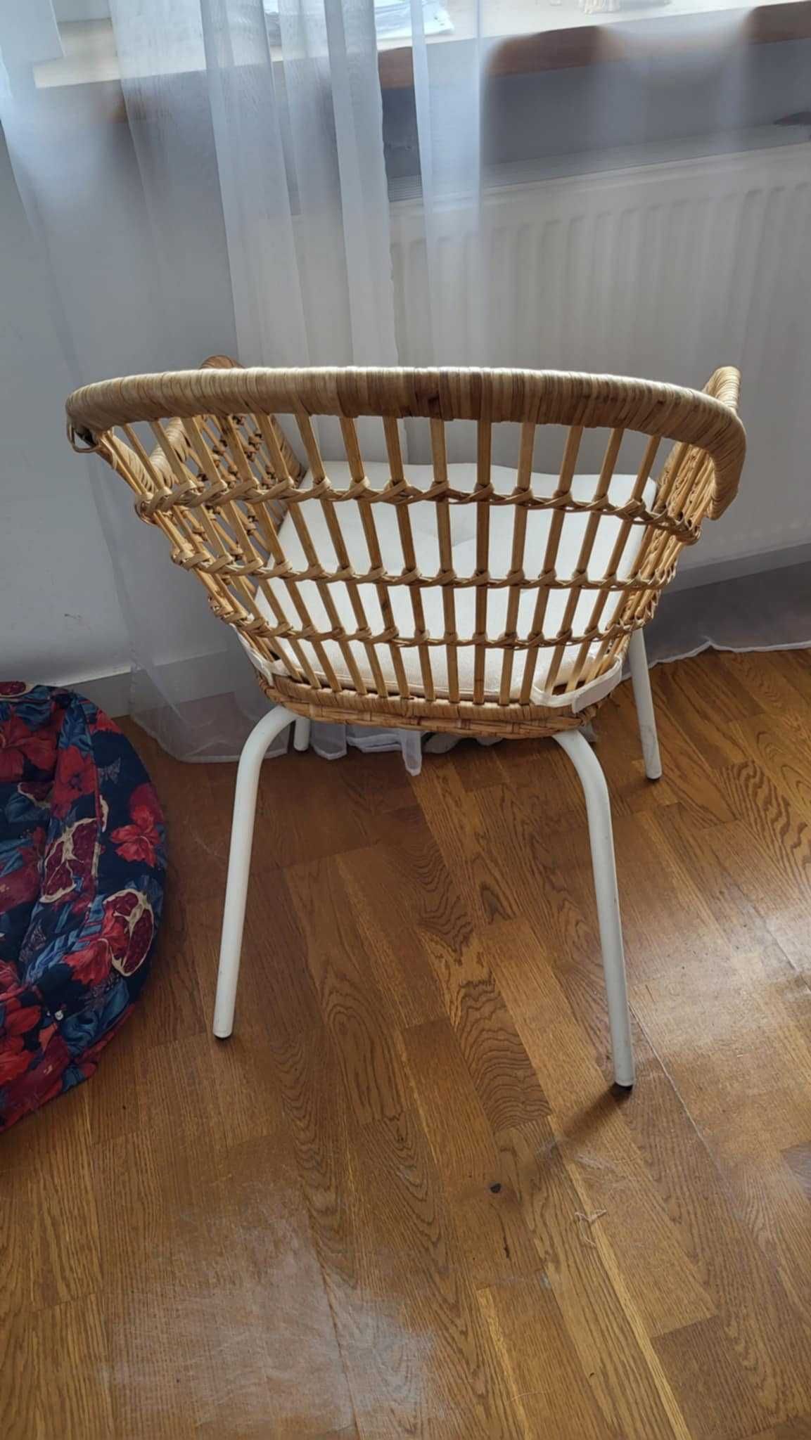 4 krzesła IKEA NILSOVE rattanowe