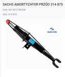 amortyzatory sachs bmw 56 f10 f11 komplet
