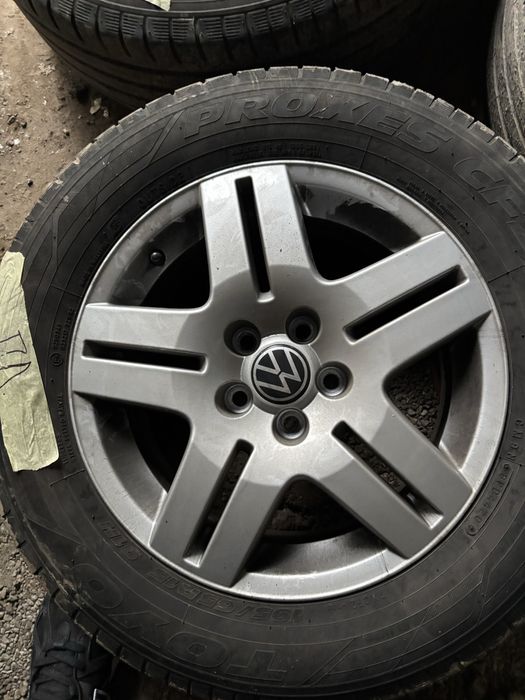 Диски R15 VW Bora, Golf, Tour : 5/100  ЕТ38 6,5j Dia57,1