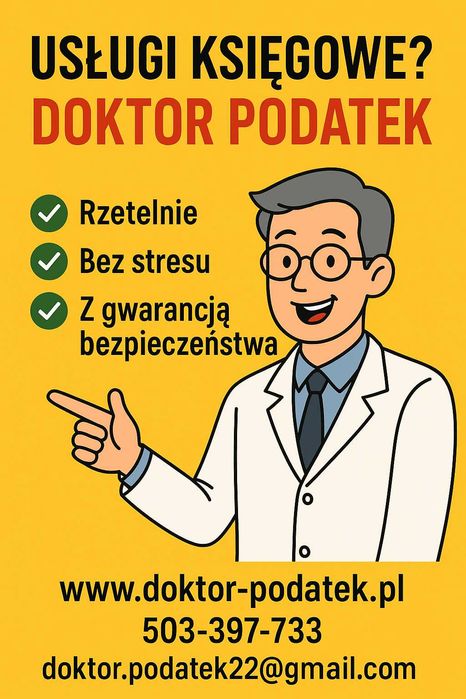 Profesjonalne usługi księgowe – Biuro Rachunkowe Doktor Podatek