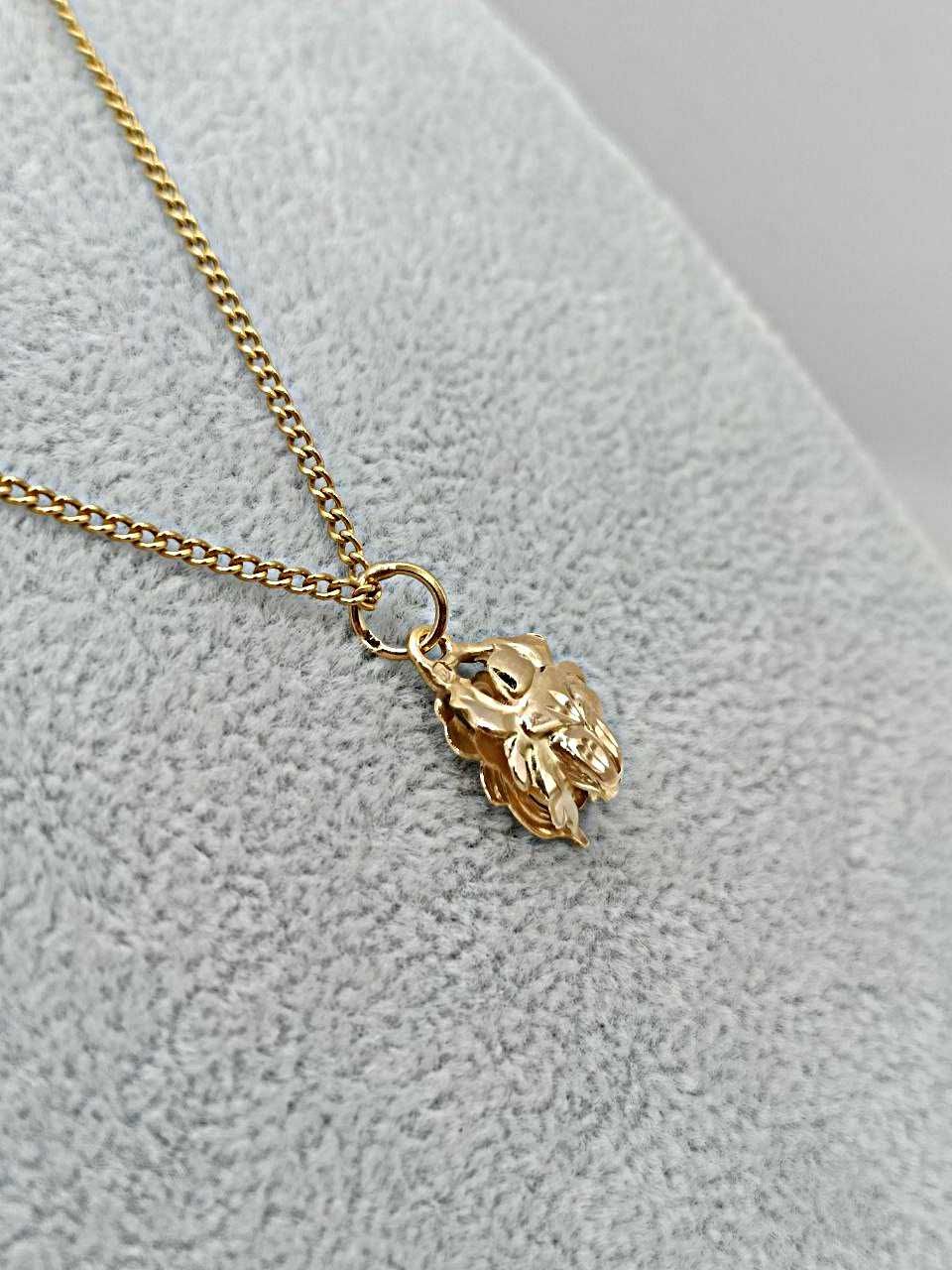 Zestaw Złoty łańcuszek z zawieszką żuk  18K 4,12 g