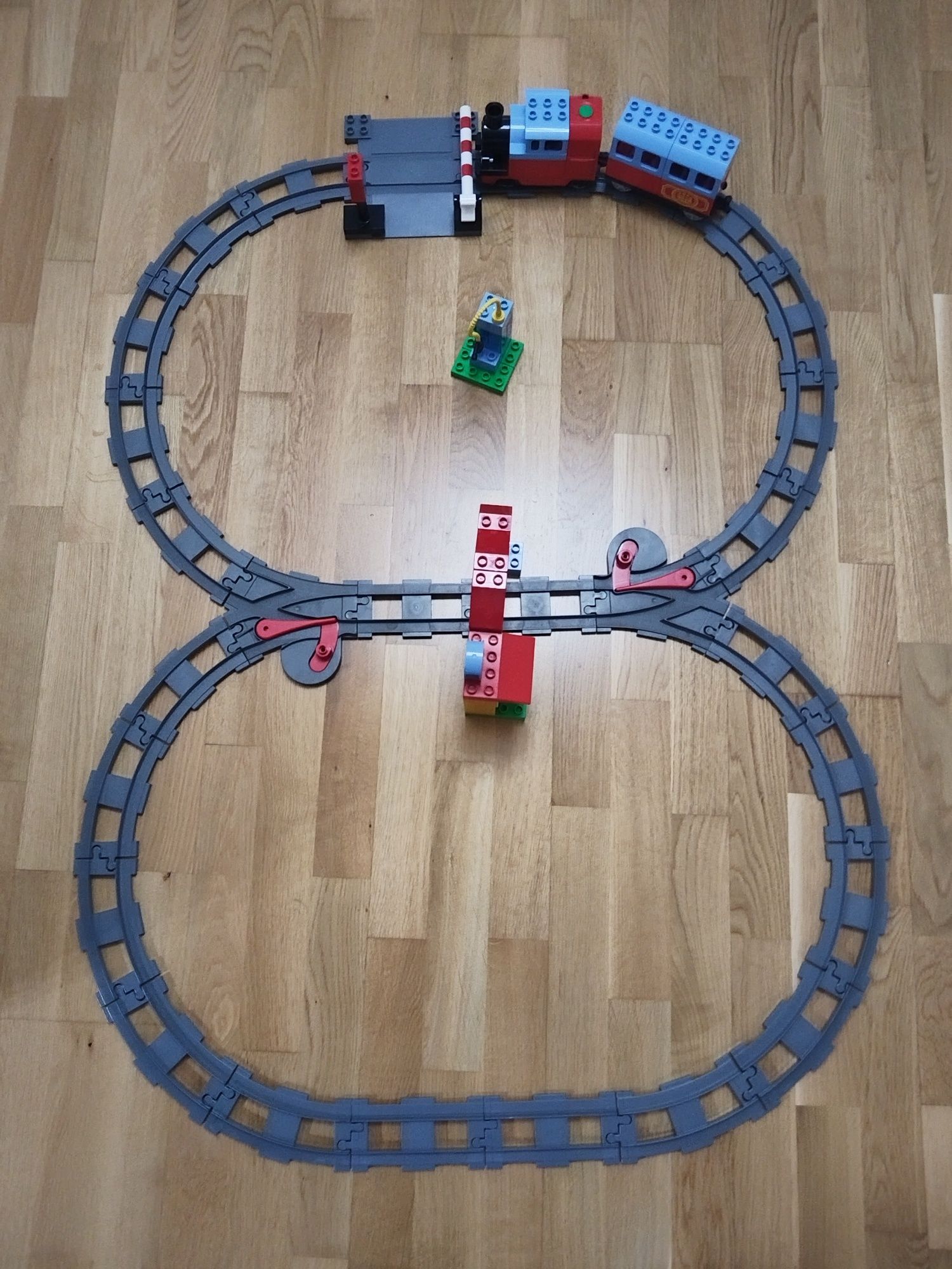 Lego DUPLO Mój pierwszy pociąg (10507)+ dodatkowy zestaw torów (10506)