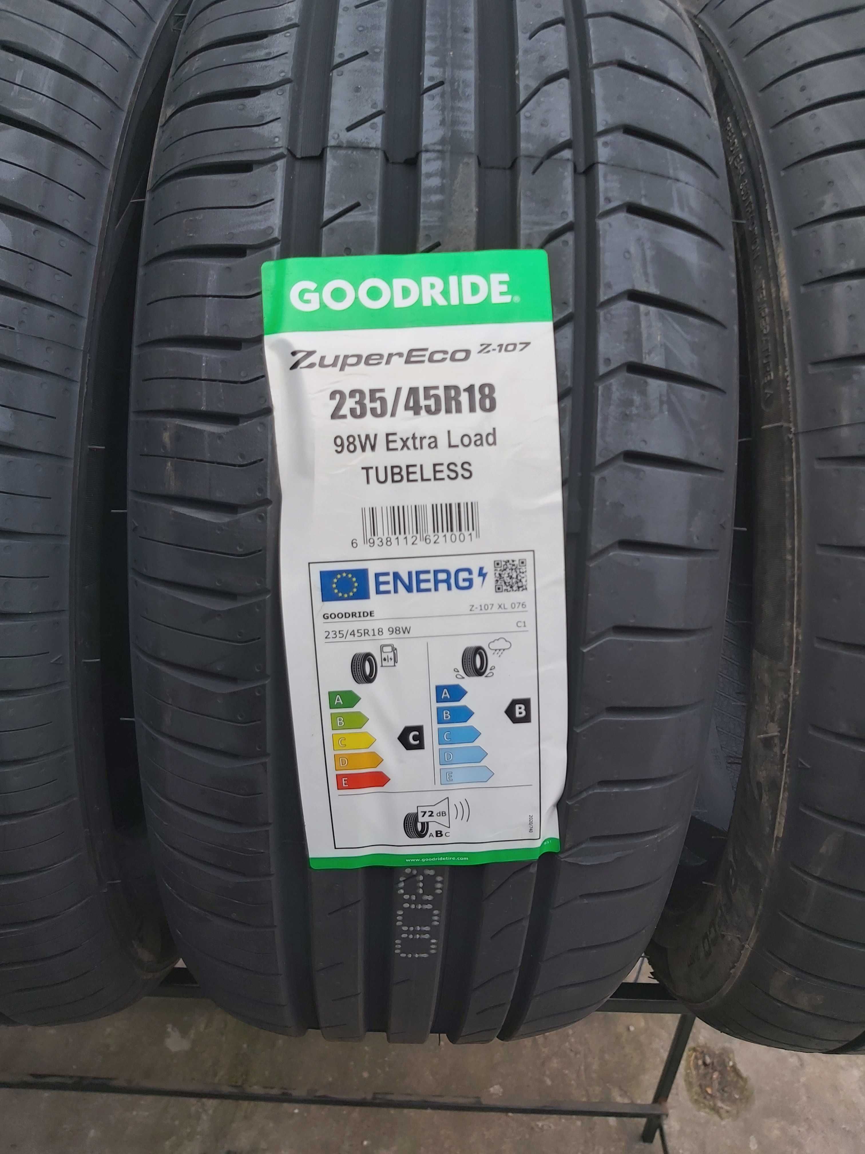 235/45R18 Goodride dwie nowe opony letnie