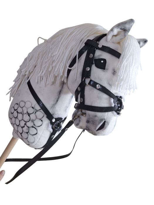 Hobby horse -jabłkowity -a3 -ogłowie meksykańskie,napierśnik,wodze