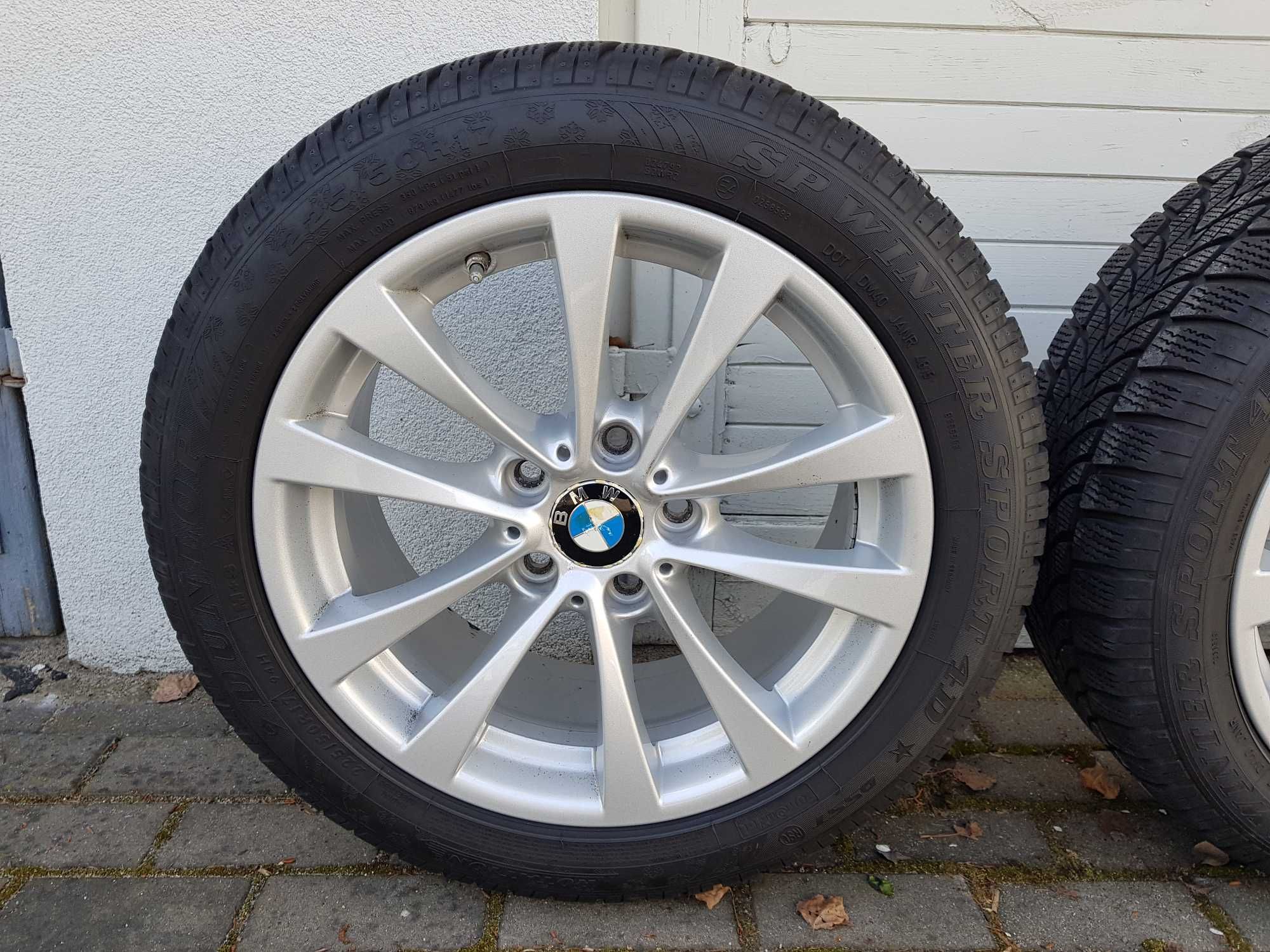 Felgi 17 BMW F30 opony gratis 225/50 R17 Dunlop WinterSport zimowe