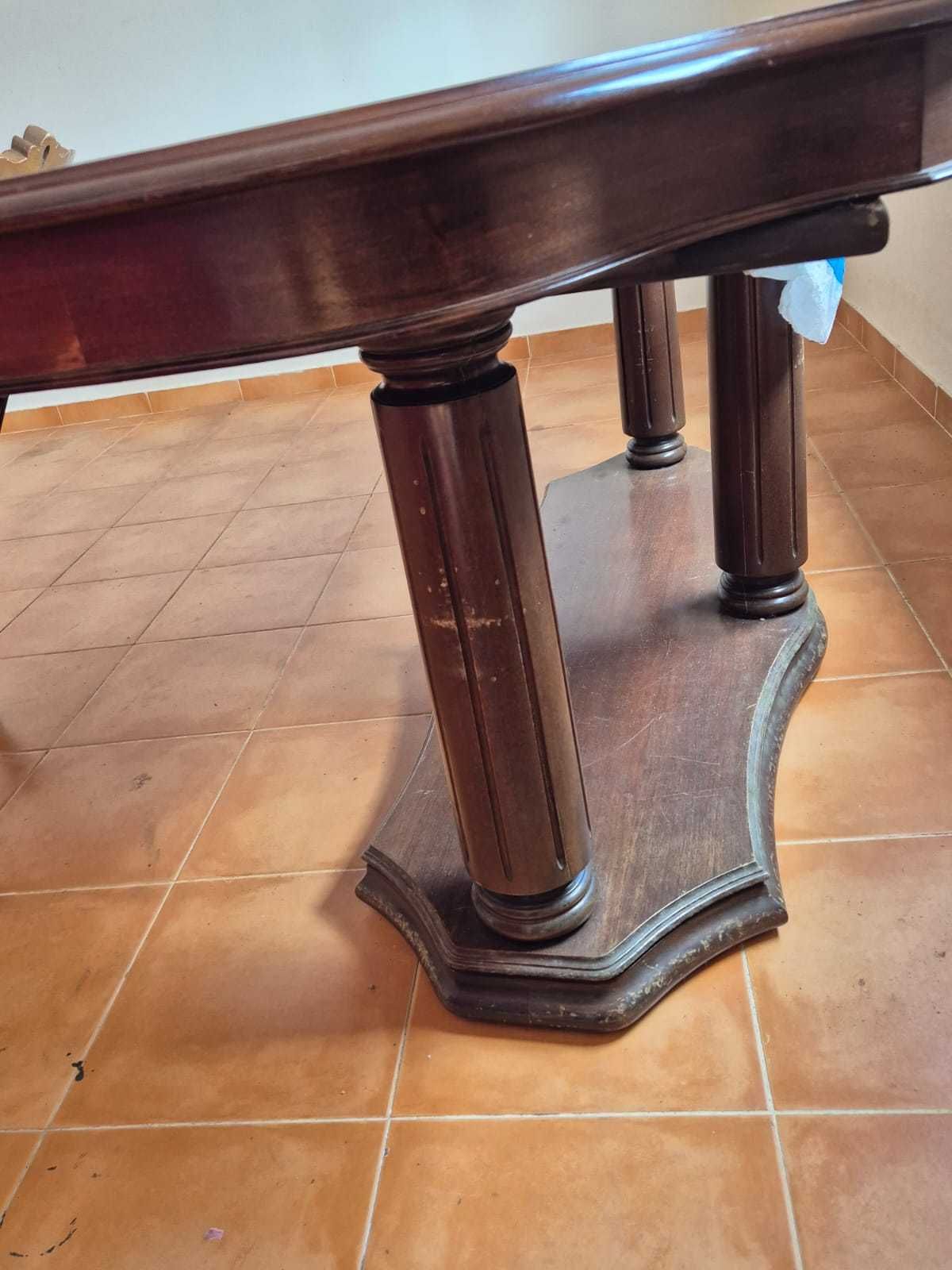 Mesa de Jantar Madeira Maciça Vintage