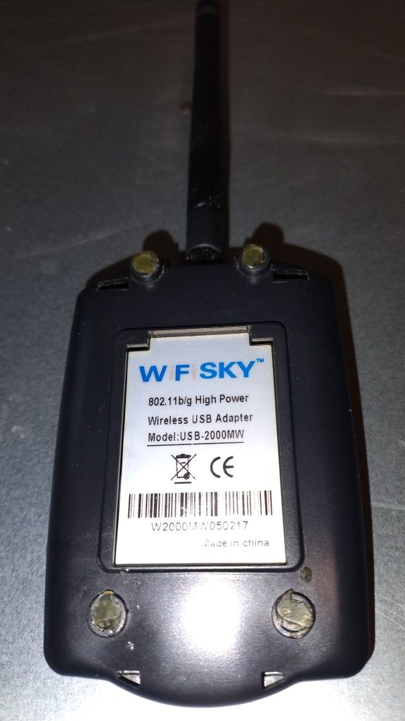 Karta Wi-Fi Sky sieci bezprzewodowej USB 2000mw