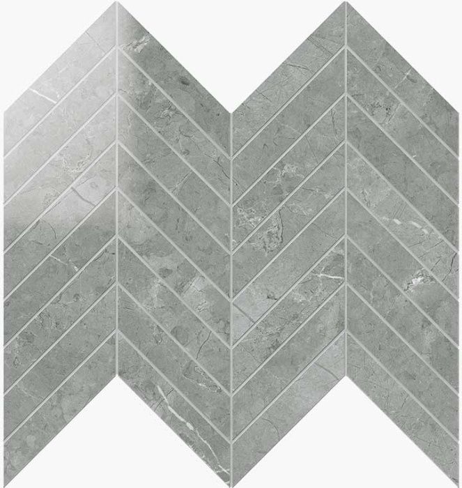 Płytki Novabell Imperial Lappato Chevron 24,7x30 kolor Grigio Imperial