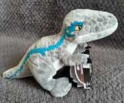 Maskotka zabawka Dinozaur JURASSIC WORLD Velociraptor Blue
