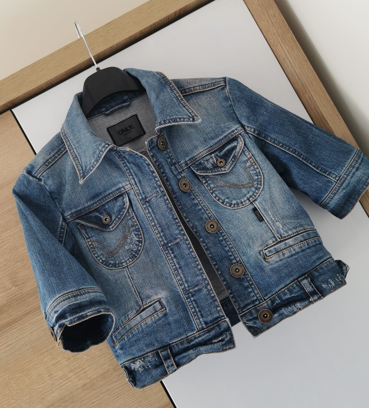 Kurtka kurteczka jeans damska rozmiar XS 34