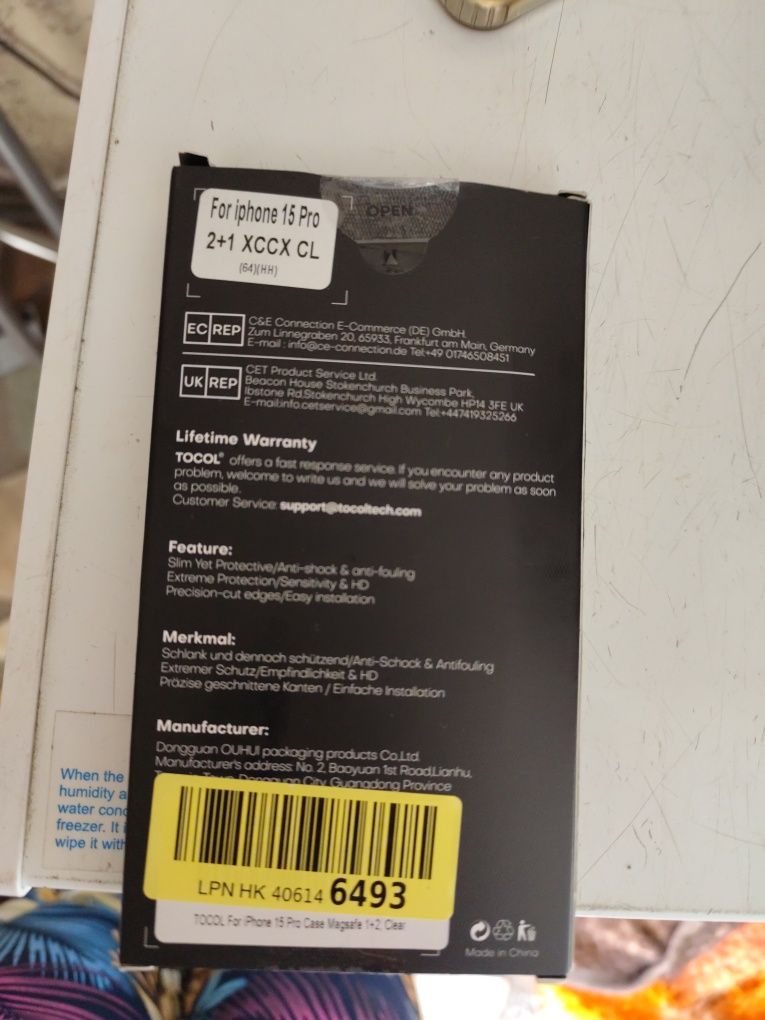 Capa para iPhone 15 pro  novo