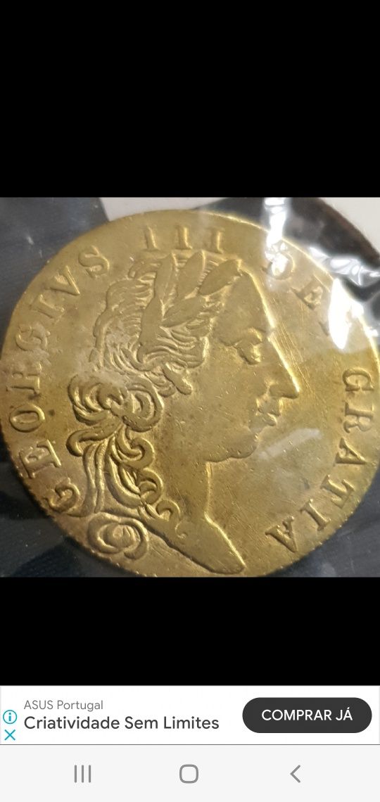 Moeda inglesa de 1797, Georgius dei Gratia