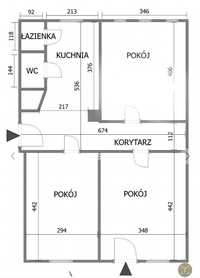 Mieszkanie - Lokal 3 pokoje 65m2 Pilotów Olsza