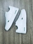 Женские кросовки лакоста белые летние стильные и удобные Lacoste white