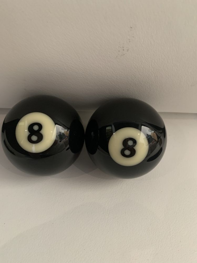 Bolas para Bilhar snooker novas branca e negra