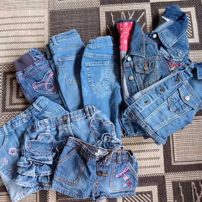 Джинси юбка куртка комбінезон