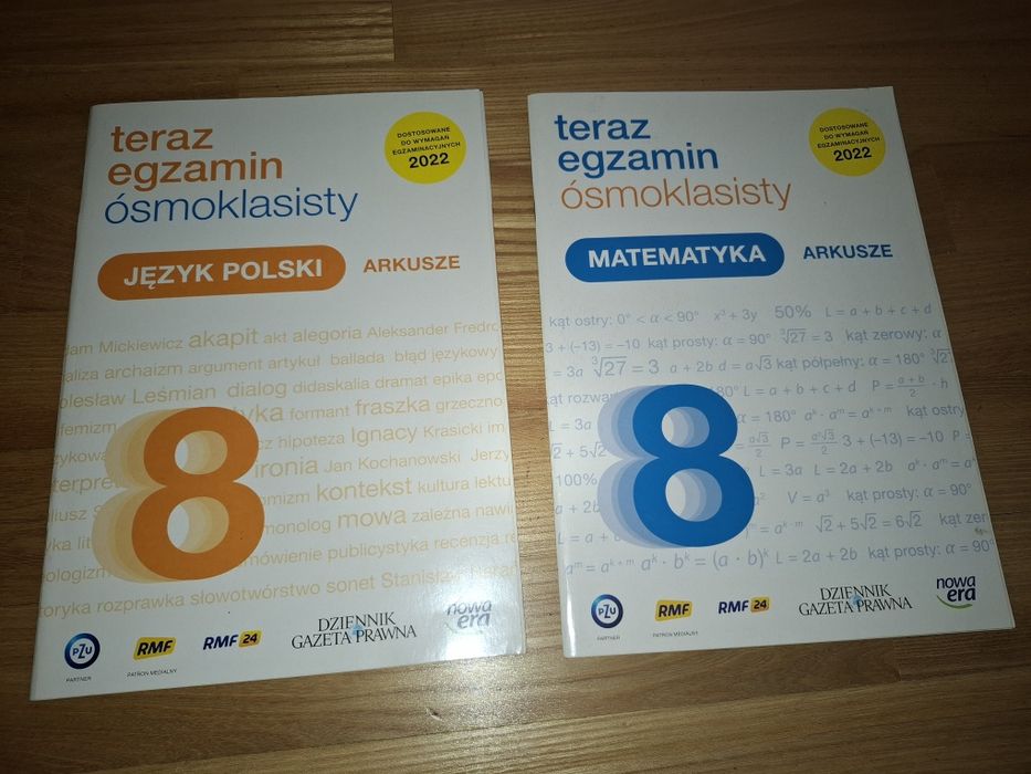 Zestaw arkuszy do egzaminu ósmoklasisty Nowa era