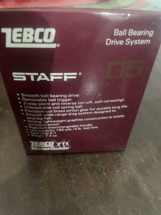 Carreto de pesca marca ZEBCO modelo pro staff 05