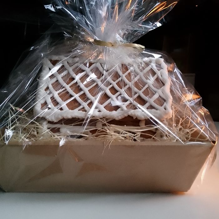 Ręcznie robiony domek z piernika