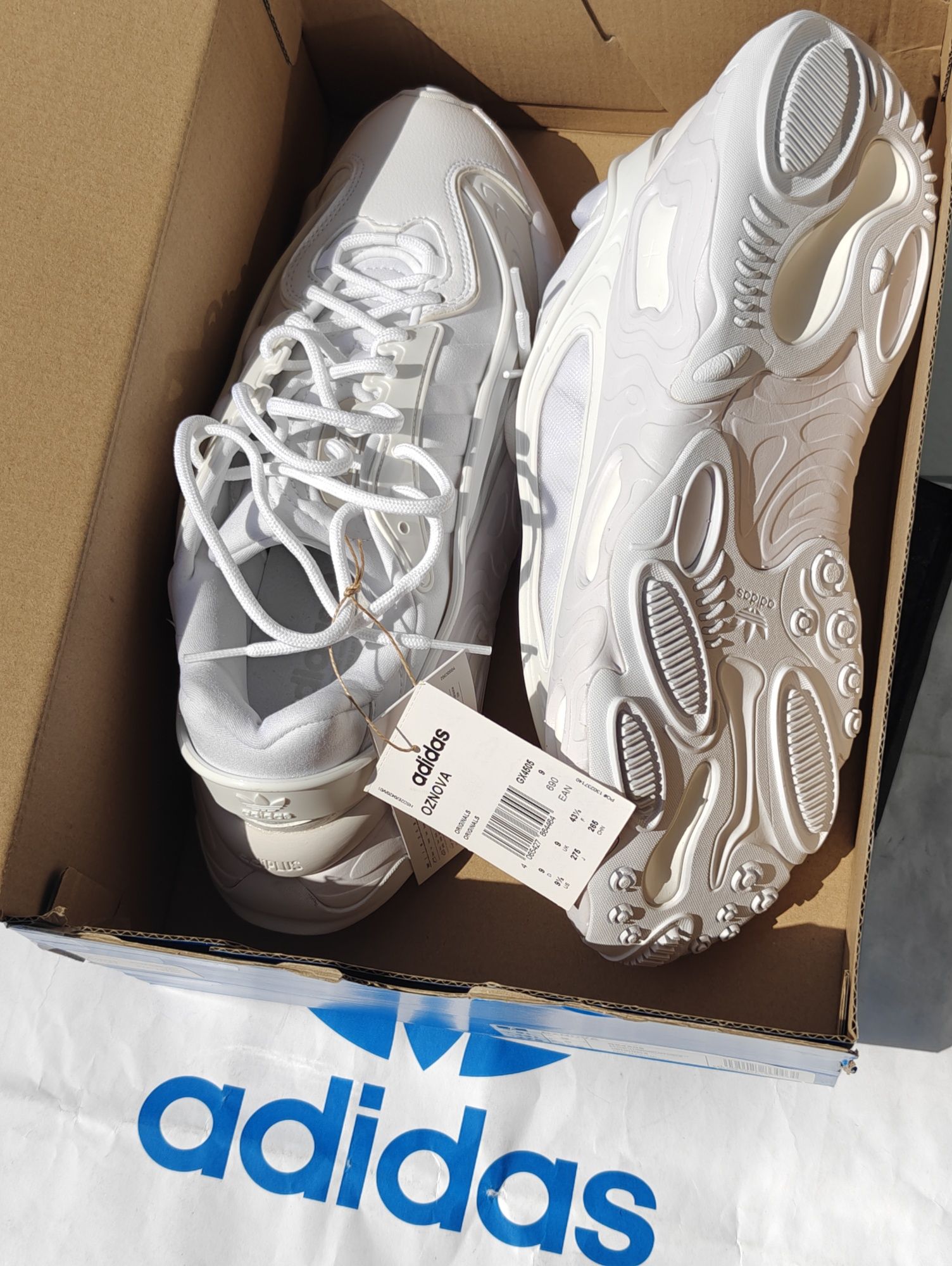 Nowe buty Adidas Oznova 43 męskie białe UK 9 jak ozweego air jordan