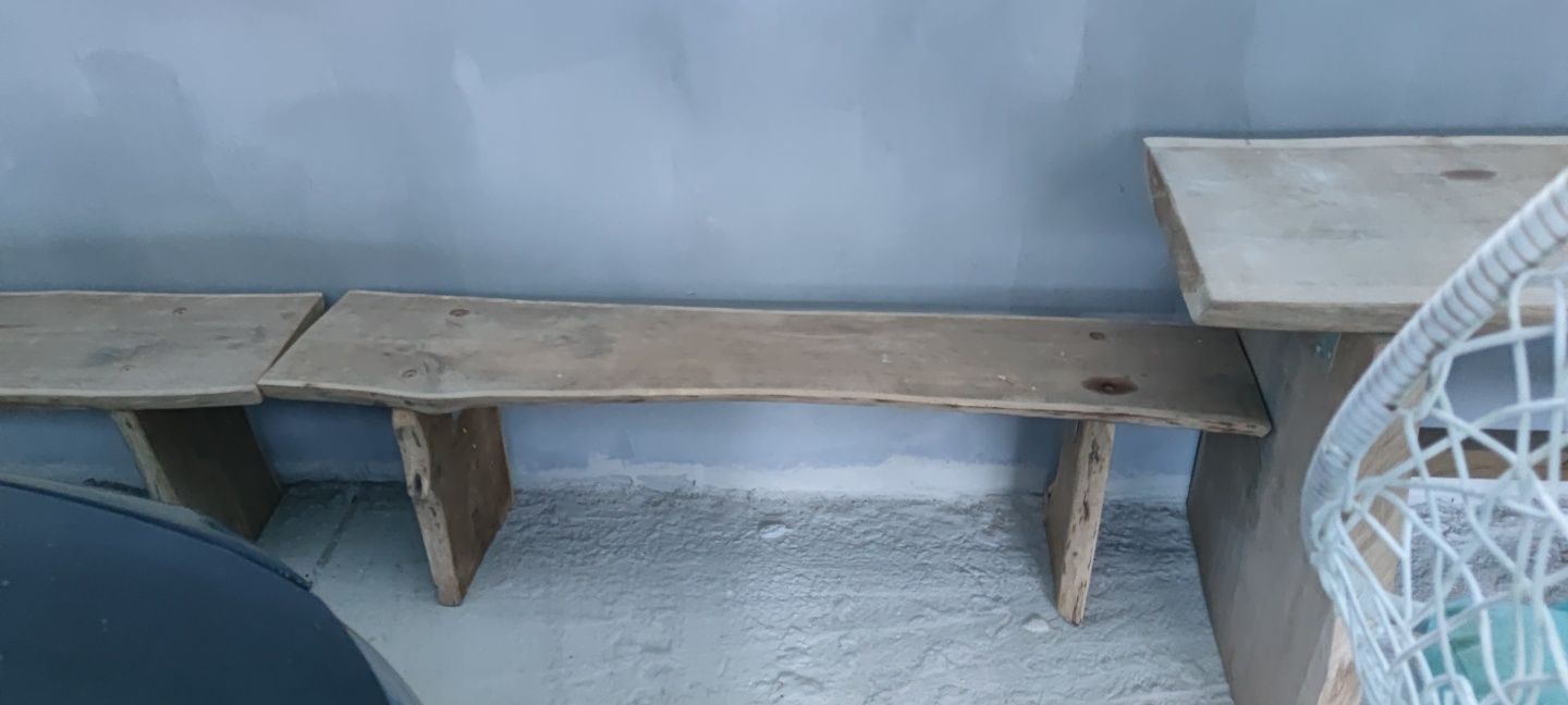 Stół dębowy ławki komplet ze starego dębu antyk ławka debowa