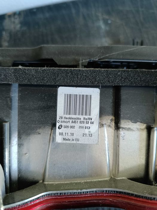 Farolin traseiro direito para Smart fortwo w451