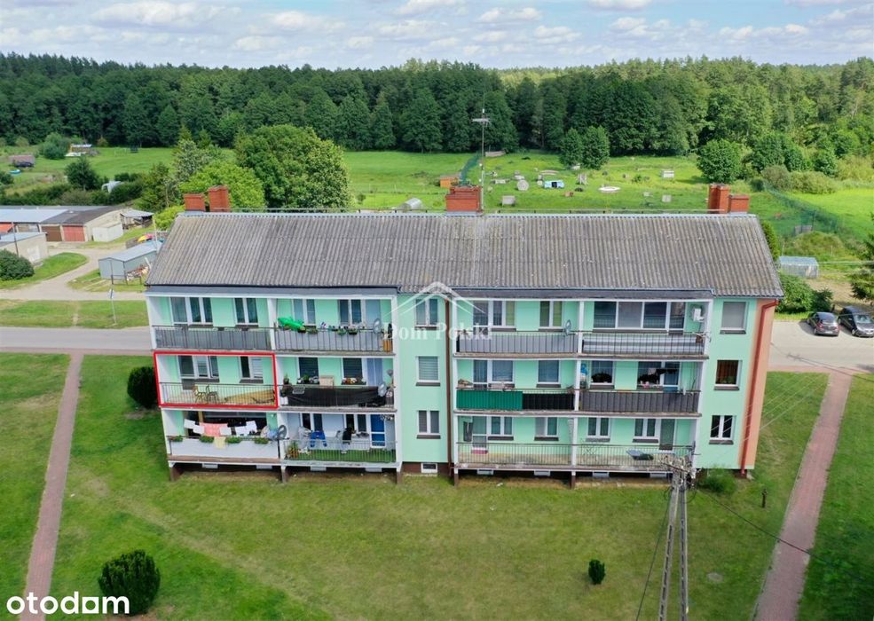 Mieszkanie 48 m2 z garażem - Połom, gm. Świętajno