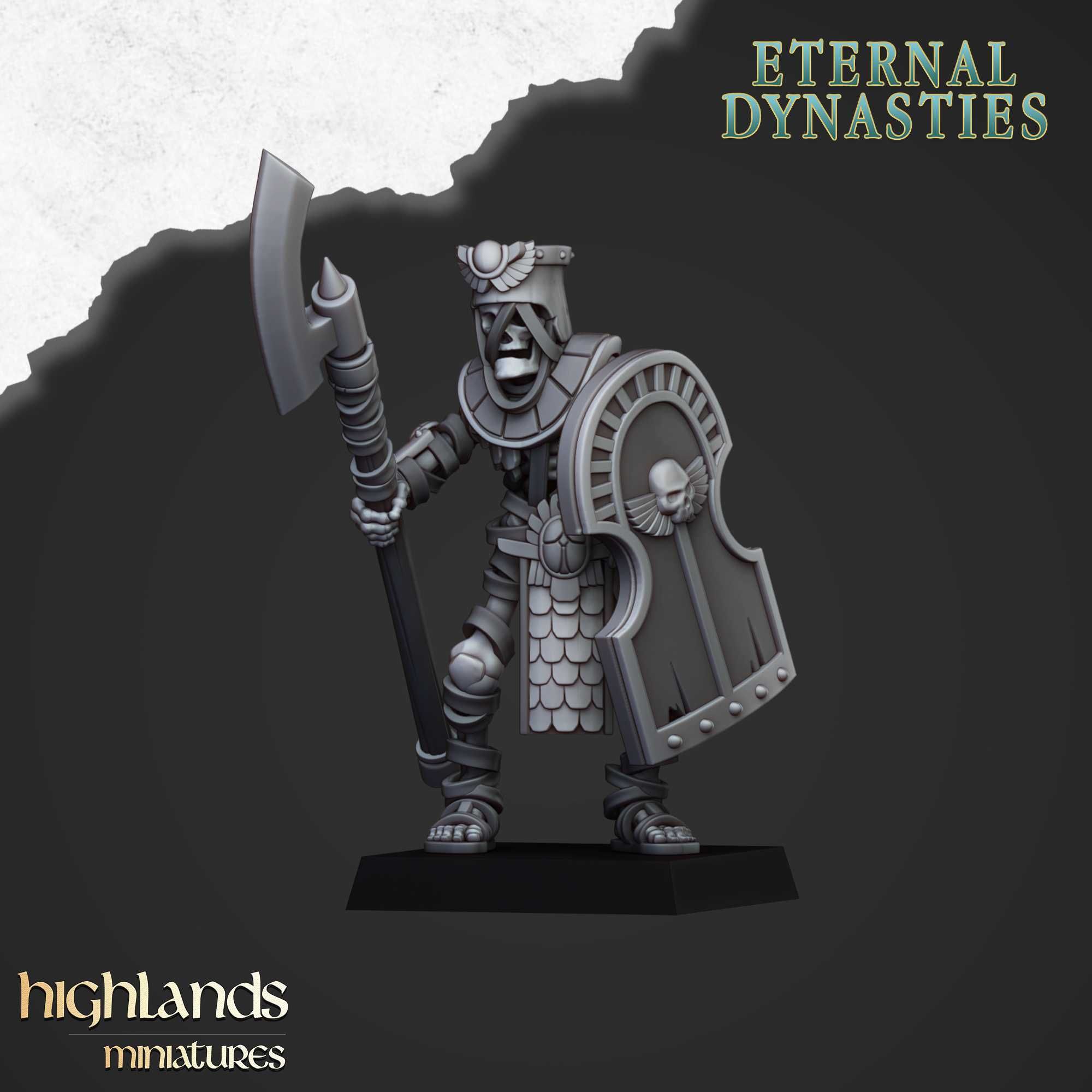 Ancient Guard with Halberds - WFB ToW AoS - Highlands x10