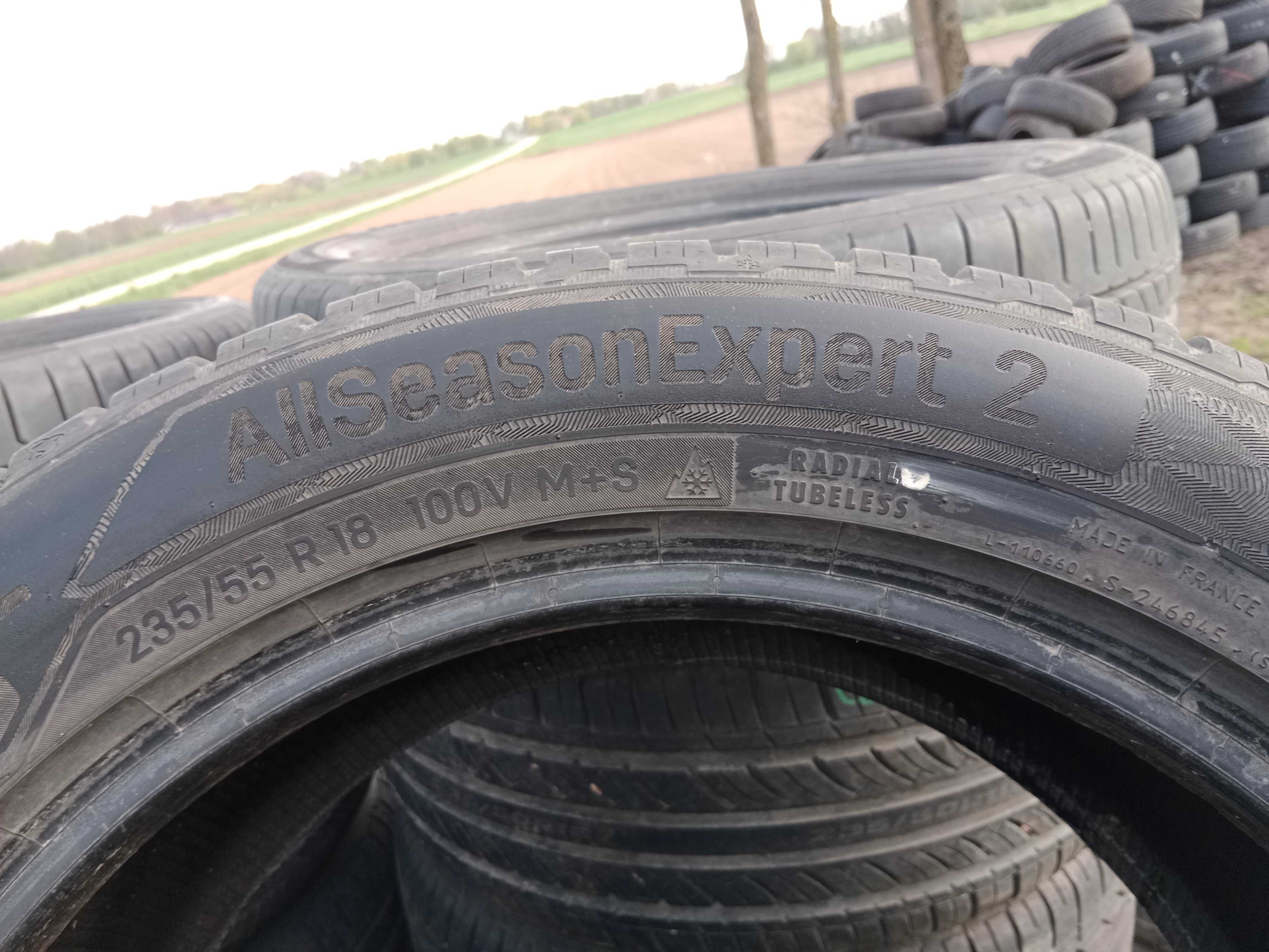 Opona używana 235/55R18 Uniroyal AllSeasonExpert 2 1szt.