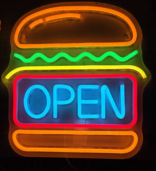 Led - Neon Hamburger
