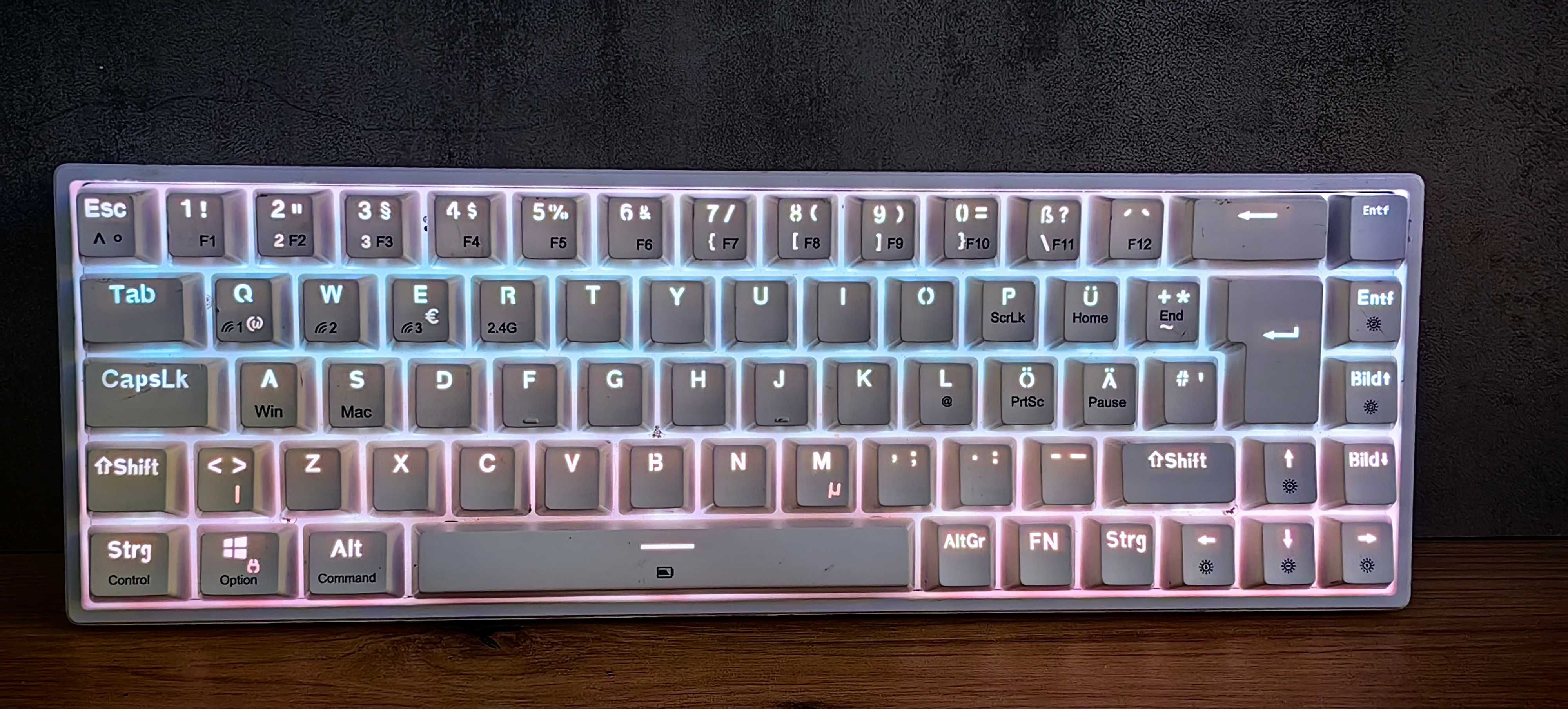 Klawiatura Mechaniczna TECURS KB510 Biała RGB