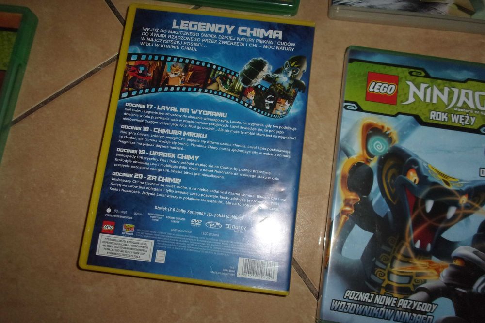 lego star wars ninjago chima dvd zestaw 7