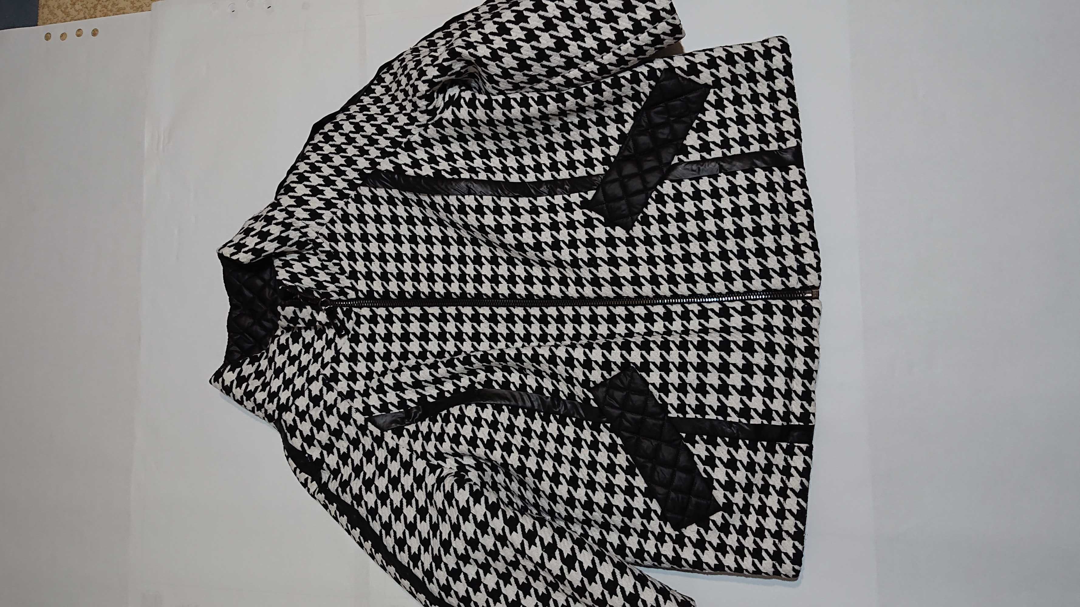 Женская двусторонняя куртка жакет Samange 52 54 2xl 3xl шерсть демисез