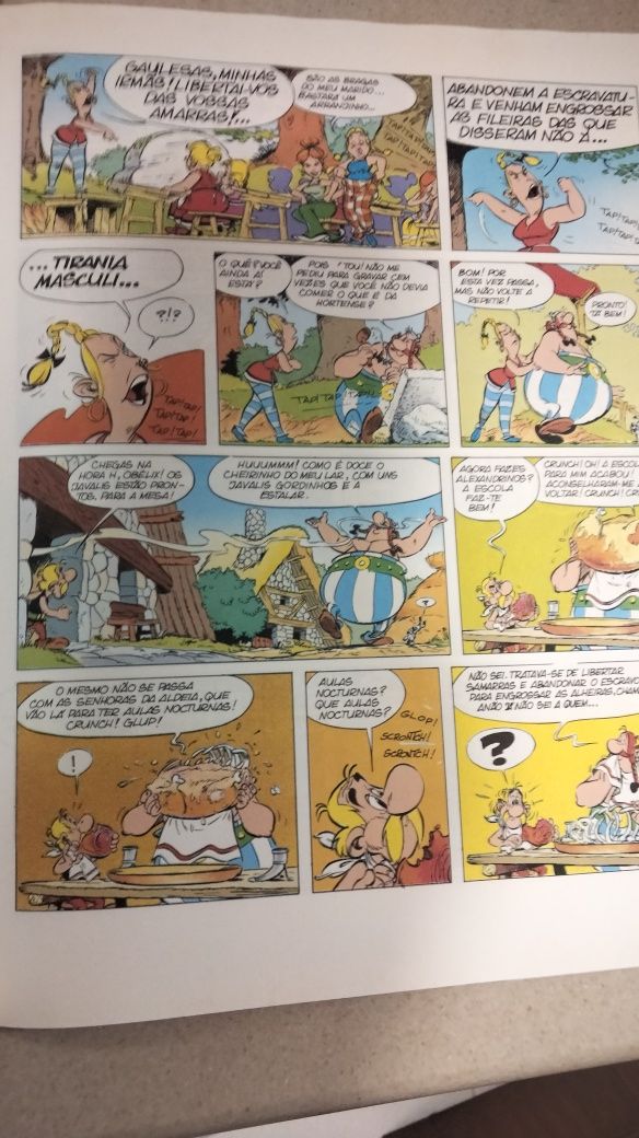 Banda desenhada Asterix " A rosa e o gládio"