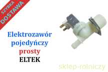 Elektrozawór pojedynczy prosty do myjni dojarki typ AlfaLaval Westfali