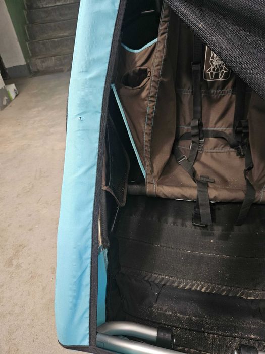 Przyczepka rowerowa amortyzowana Croozer Kid 1- ryksza / wózek biegowy