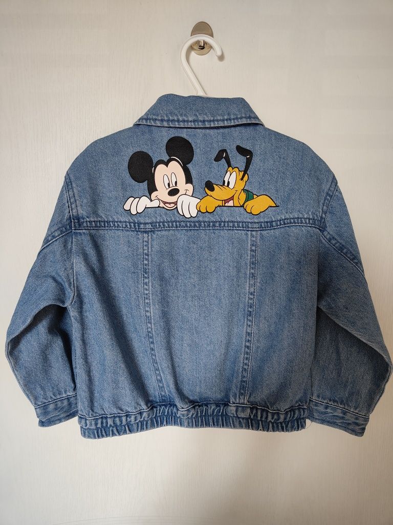 Kurtka jeansowa Zara Disney 92 jak nowa