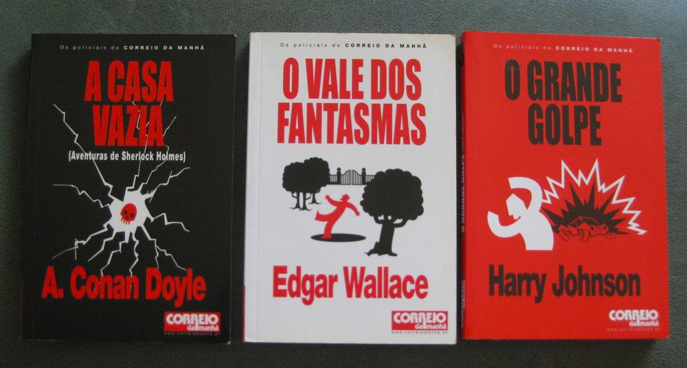 Colecção de 8 livros: Os Policiais do Correio da Manhã
