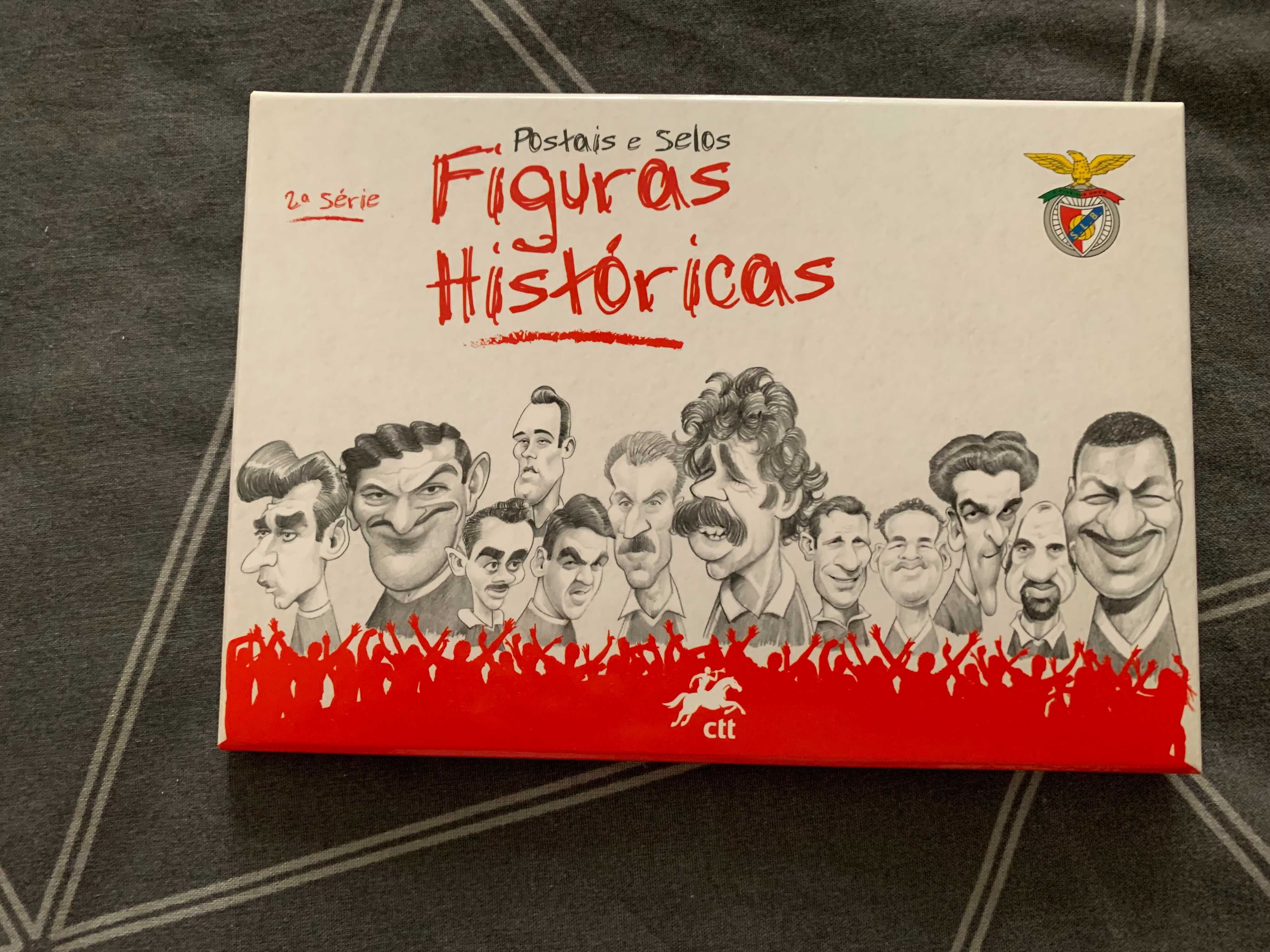 Figuras Históricas 2ª série Benfica CTT Filatelia