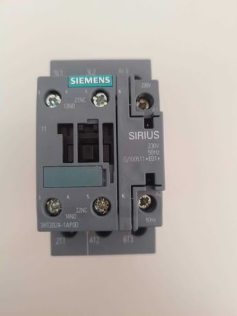 Stycznik mocy Siemens Sirius 12A 3P 230V AC 1Z 1R 3RT2024‑1AP00 5,5 kW