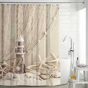 Шторка для ванни і душа тканинна, 180х200