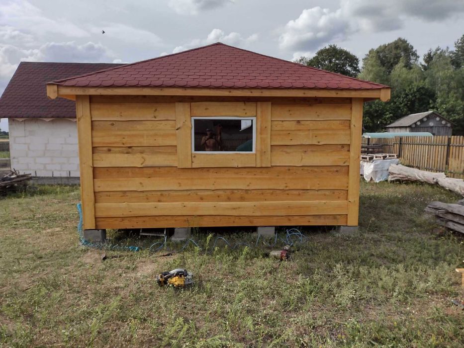 Drewutnia ,wiata garażowa 3,5x3,5m