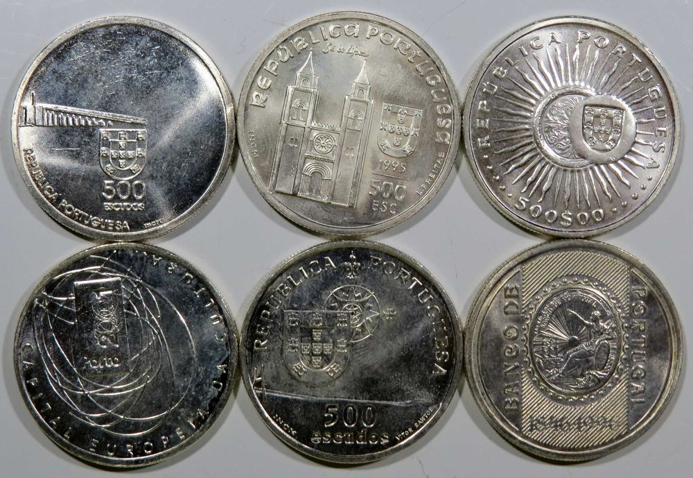 Portugal - 500 Escudos 9,5€ cada Moeda