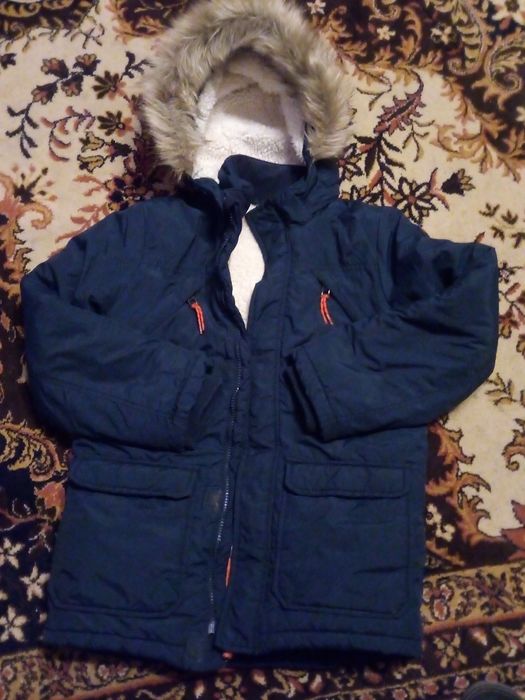 Kurtka parka chłopięca h&m