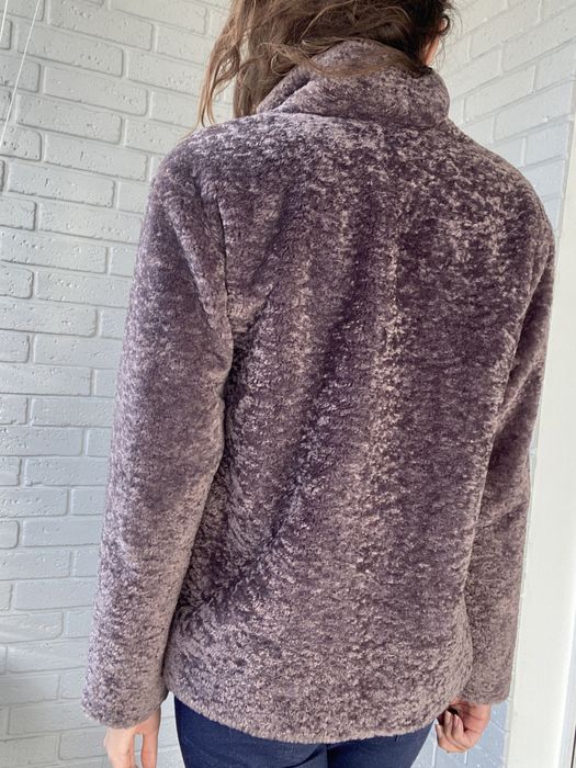 Шуба зі штучного хутра, пошита на замовлення, розмір С