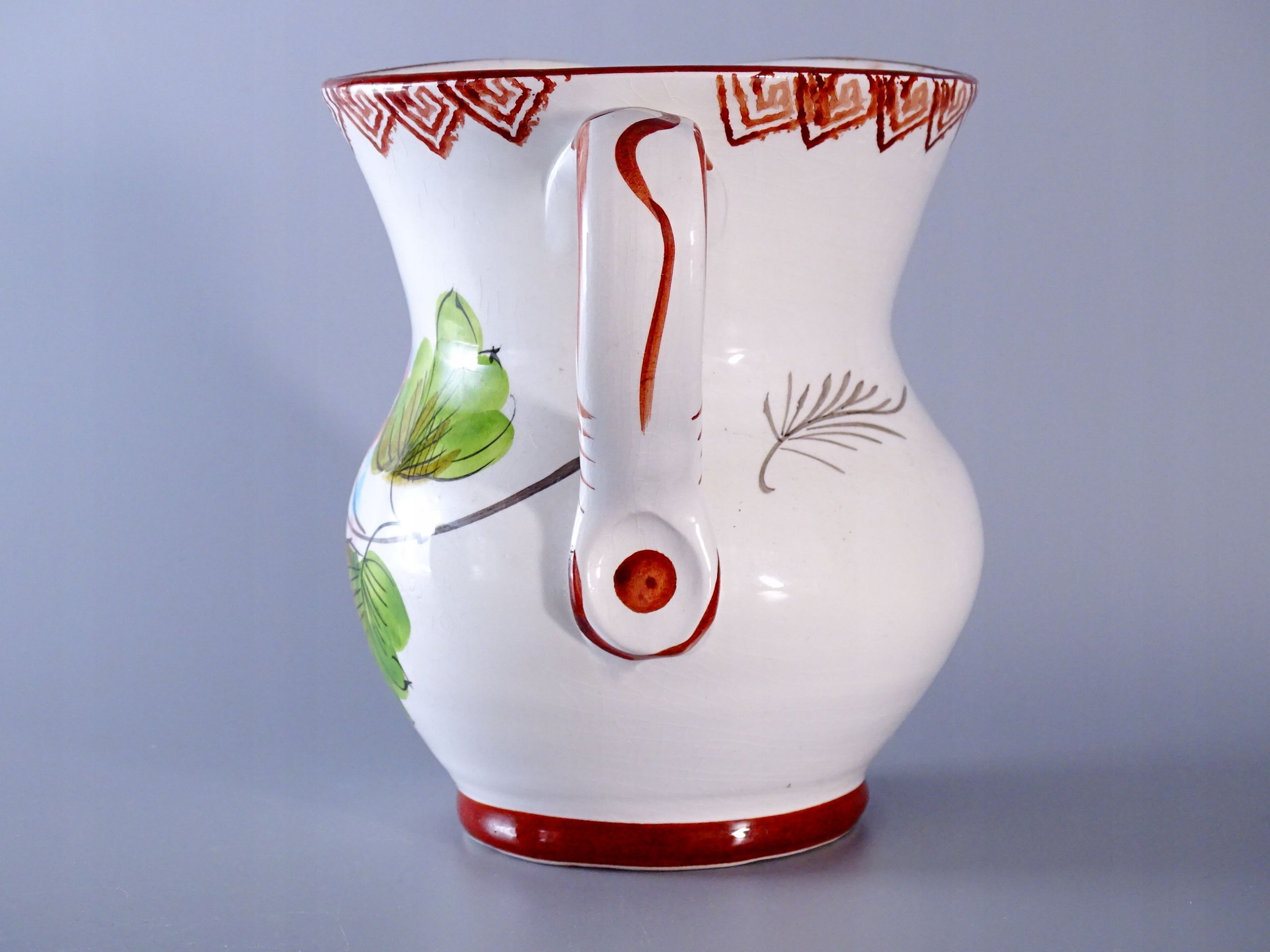 ceramika włoska ręcznie malowany dzbanek dzban