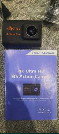 Экшен камера 4к ultra в хорошем состоянии+ карта памяти на 64гб.