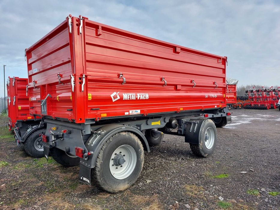 Przyczepa Rolnicza Dwuosiowa METAL-FACH 8t 10t 12t T711/1 T710 PRONAR